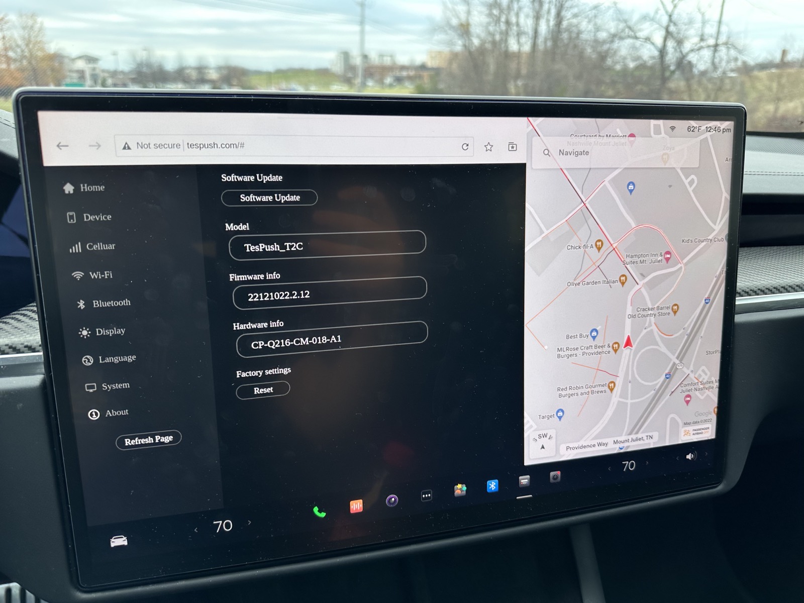 Device and Version info